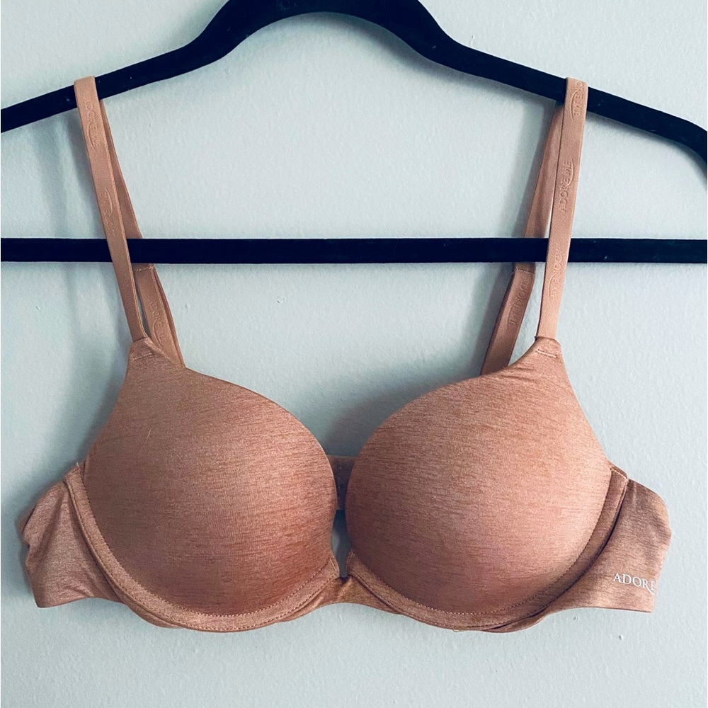 Adore Me Women's Neutral Tan Beige Bra Size 34B